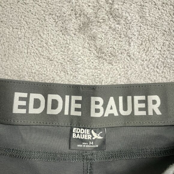 Eddie Bauer Black Men's 34 Cargo Shorts Hiking Outdoor Trail - Picture 4 of 6